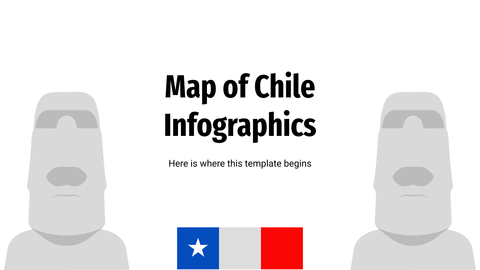 智利地图PowerPoint信息图
